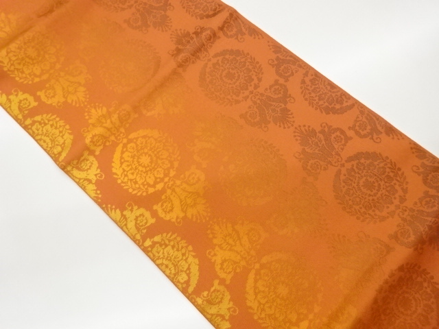 JAPANESE FUKURO OBI / WOVEN FLOWER CREST